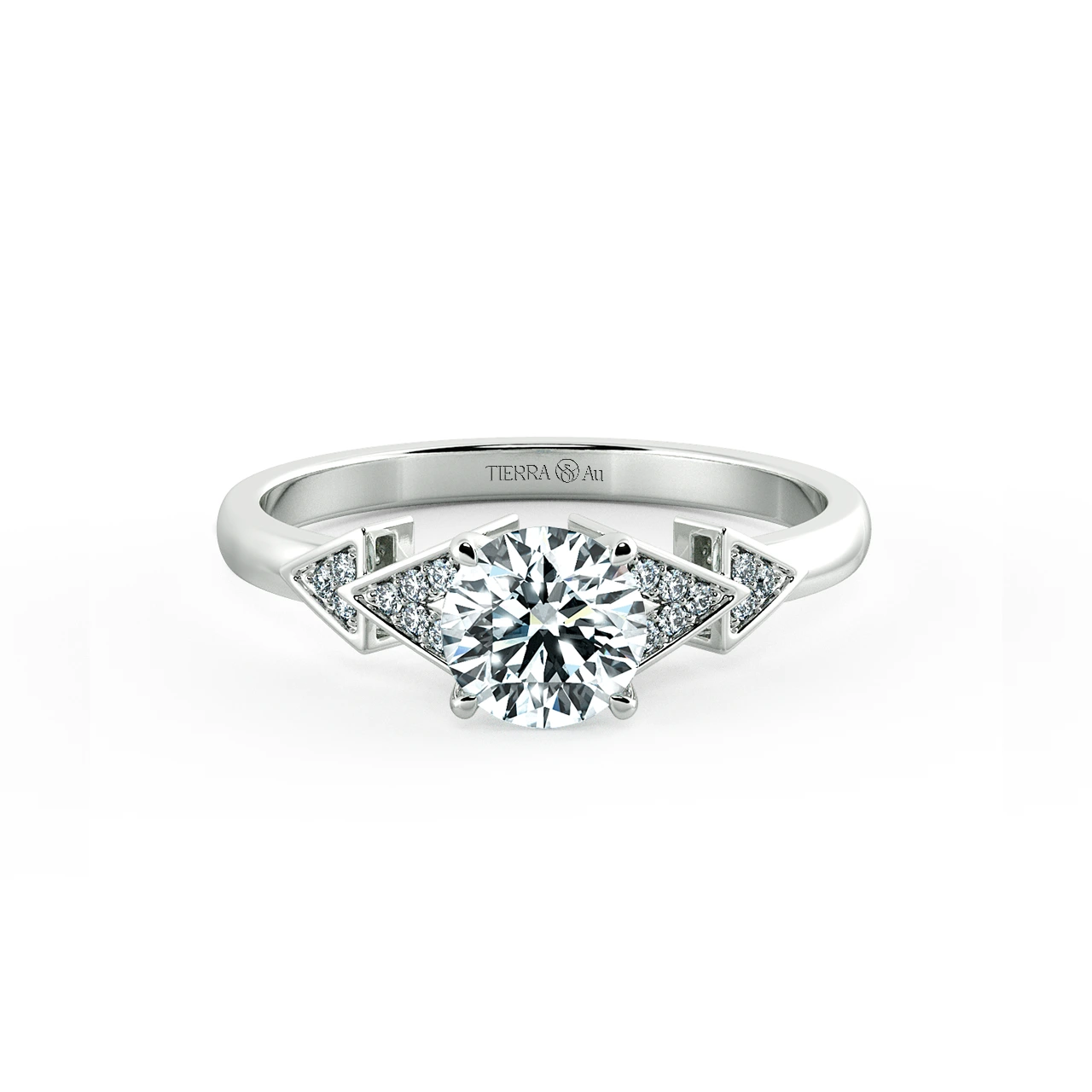 Solitaire Engagement Ring with Eternity Band NCH1807